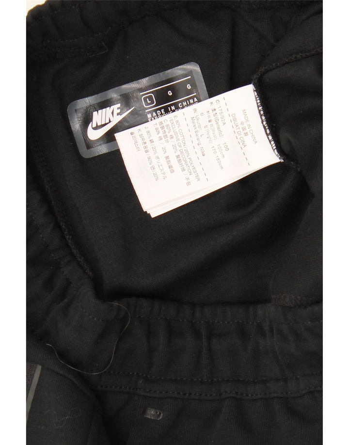 Nike - Pantalones de chándal para hombre, talla grande, color negro, algodón