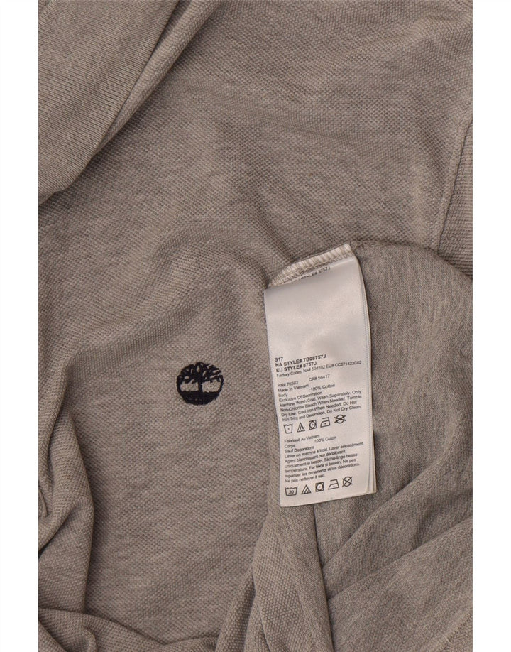 Timberland Polo Hombre XL Algodón Gris