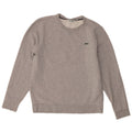 Lacoste Sudadera para hombre Jumper Talla 4 Algodón moteado gris medio