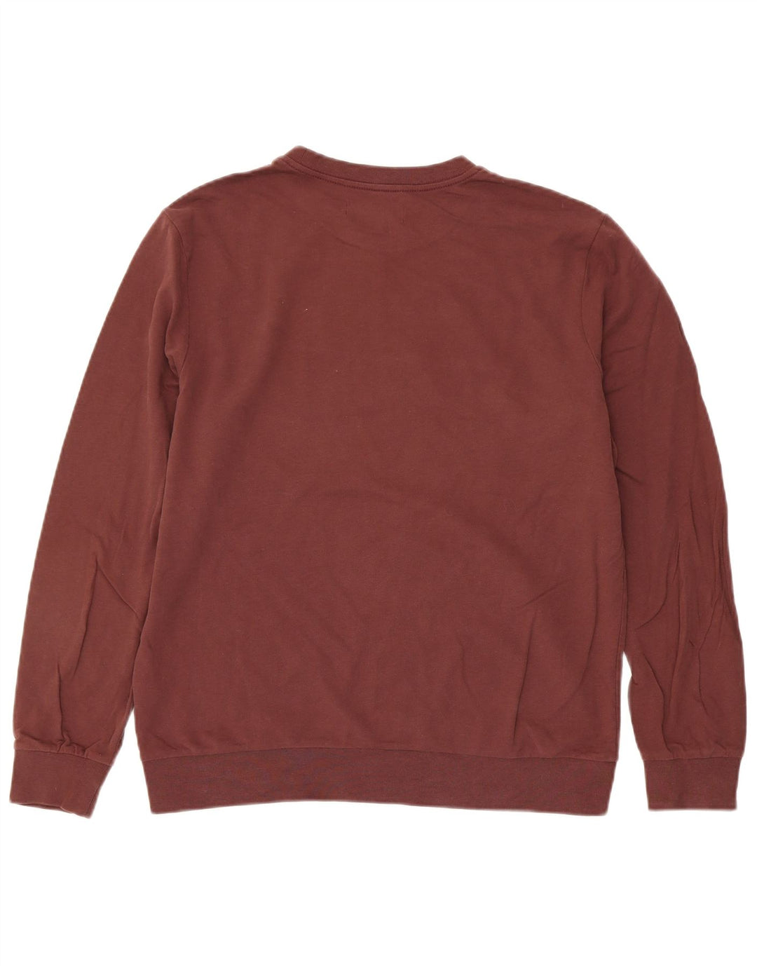 All Saints Hombre Sudadera Jumper Medium Granate Algodón