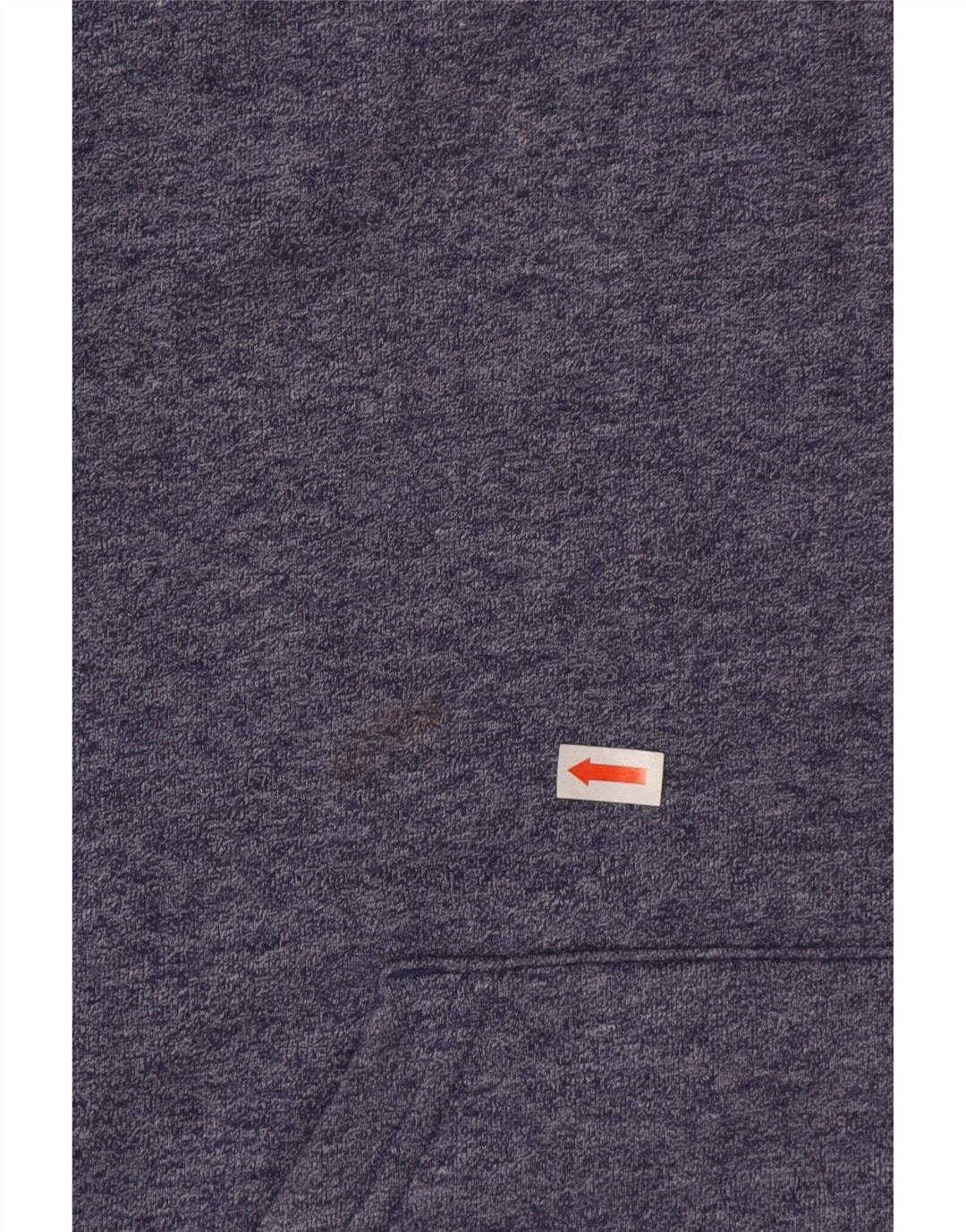 Quiksilver Hombre Sudadera con Capucha Jersey De Algodón Moteado Azul Medio