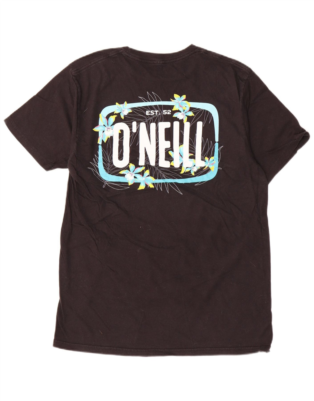 O'Neill Camiseta gráfica de ajuste moderno para hombre Top mediano de algodón negro
