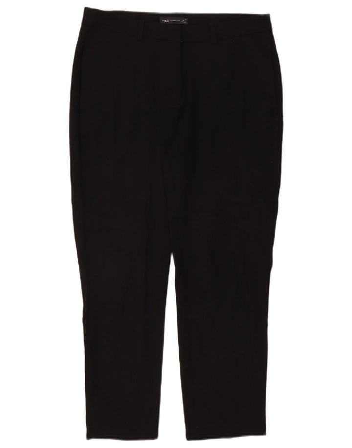 Marks & Spencer - Pantalón corto para mujer, talla 40, talla M, W30, L25, color negro