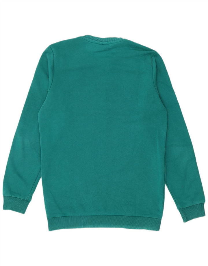 Fila Hombre Graphic Sudadera Jumper Small Algodón Verde