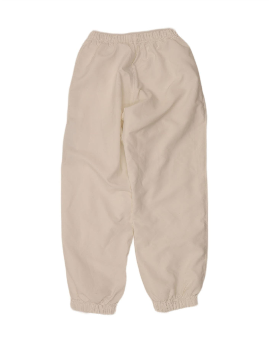 VINTAGE Mens Tracksuit Trousers Joggers XL  White Polyamide