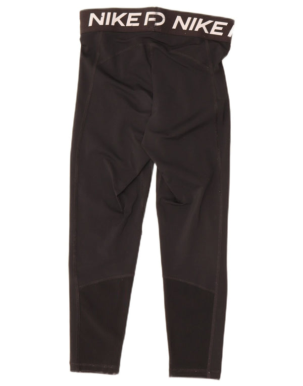 Nike Dri Fit Graphic Capri Leggings para mujer, talla 10, color negro