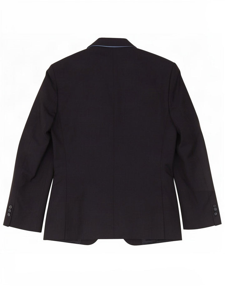 Marks & Spencer Chaqueta tipo blazer de 2 botones para hombre UK 38 Mediana lana azul marino