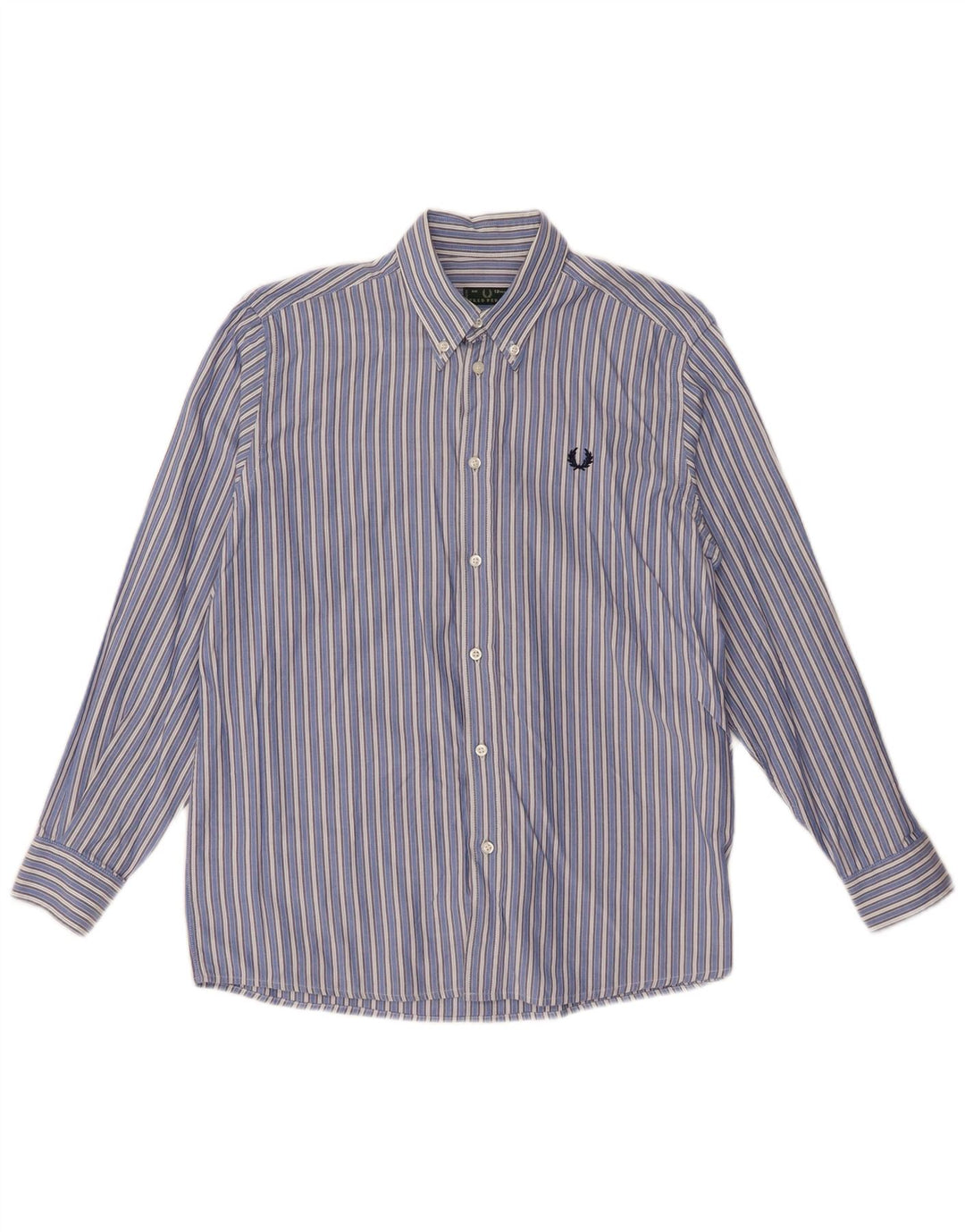Fred Perry Camisa Niño 11-12 Años Algodón Rayas Azul