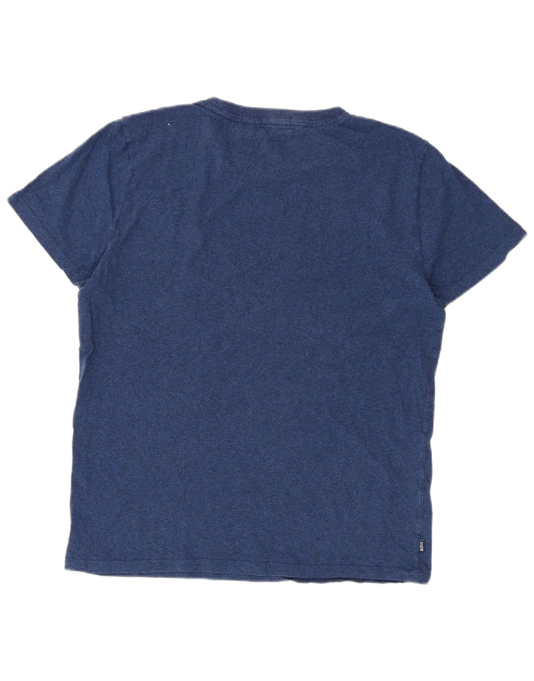 Superdry Hombre Camiseta Top XL Azul Marino Algodón