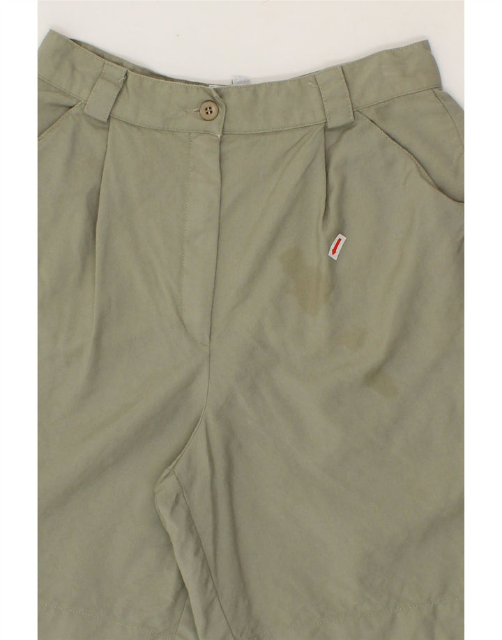 SUPERIOR Womens Casual Shorts IT 42 Medium W26 Green Wool Vintage Superior and Second-Hand Superior from Messina Hembry 