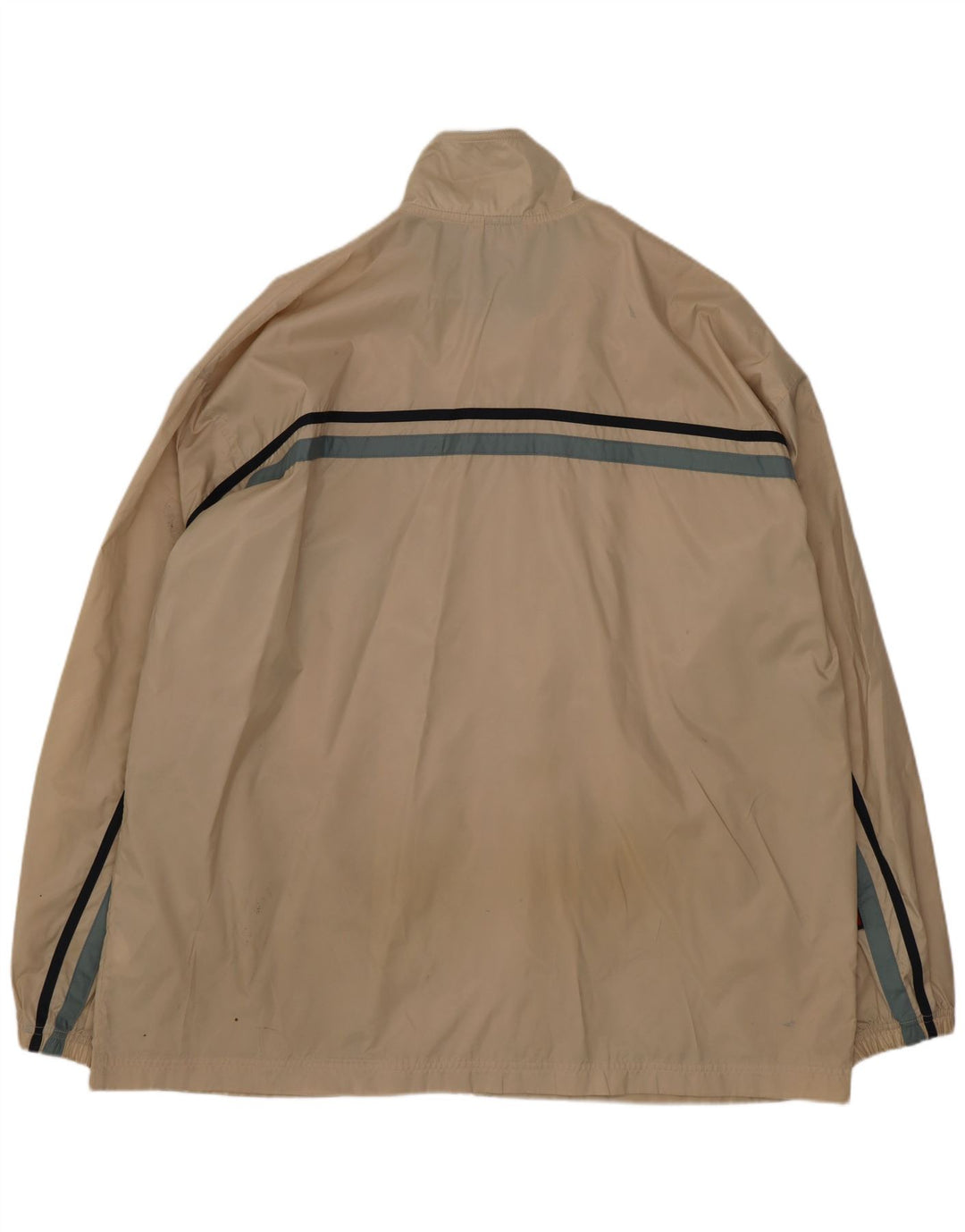Nike - Chaqueta de chándal para hombre, talla 2XL, poliéster a rayas beige