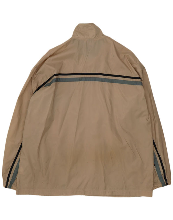 Nike - Chaqueta de chándal para hombre, talla 2XL, poliéster a rayas beige