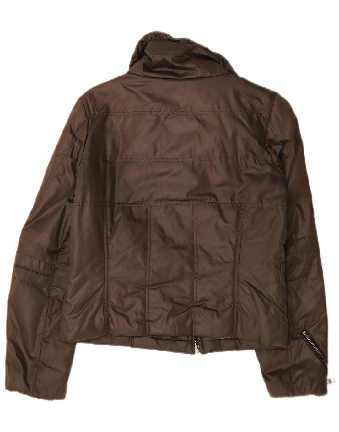 Hogan Mujer Chaqueta Acolchada IT 42 Marrón Medio Poliéster