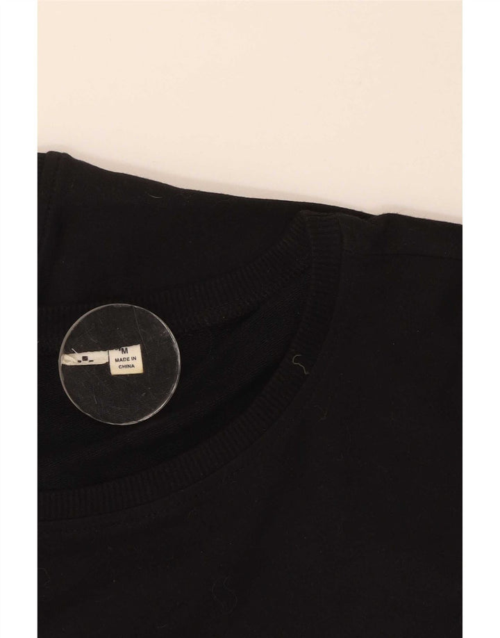 Vans - Sudadera corta con gráfico para mujer, talla 40, talla M, color negro