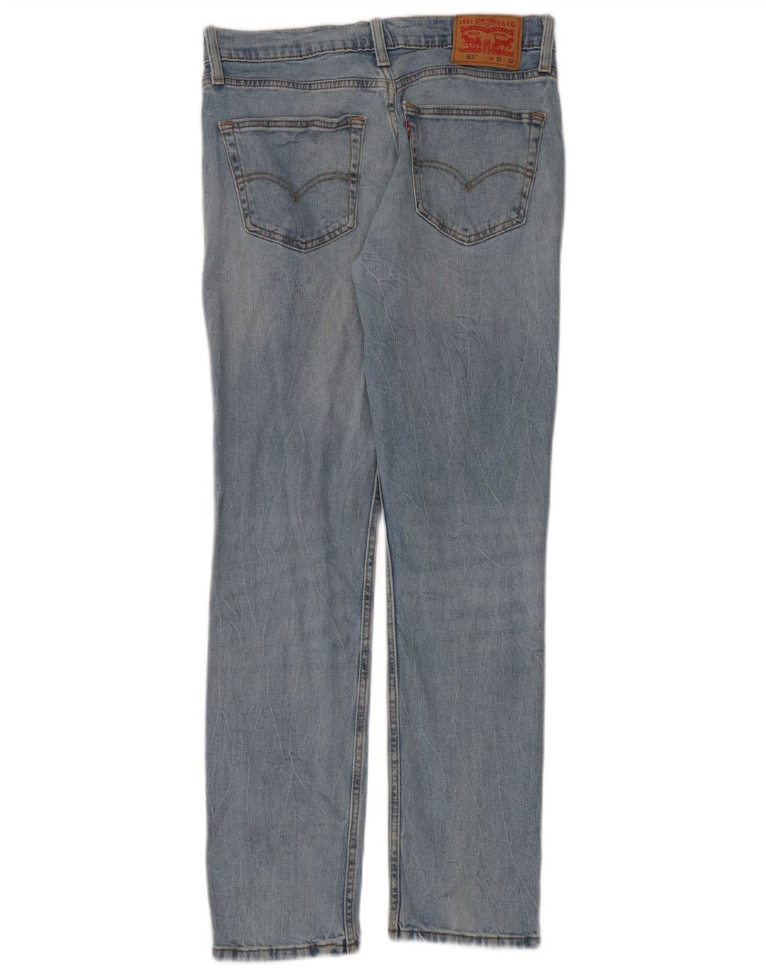 Levi's Hombre 511 Slim Jeans W32 L32 Algodón Azul