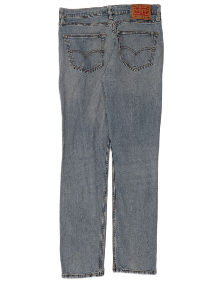 Levi's Hombre 511 Slim Jeans W32 L32 Algodón Azul