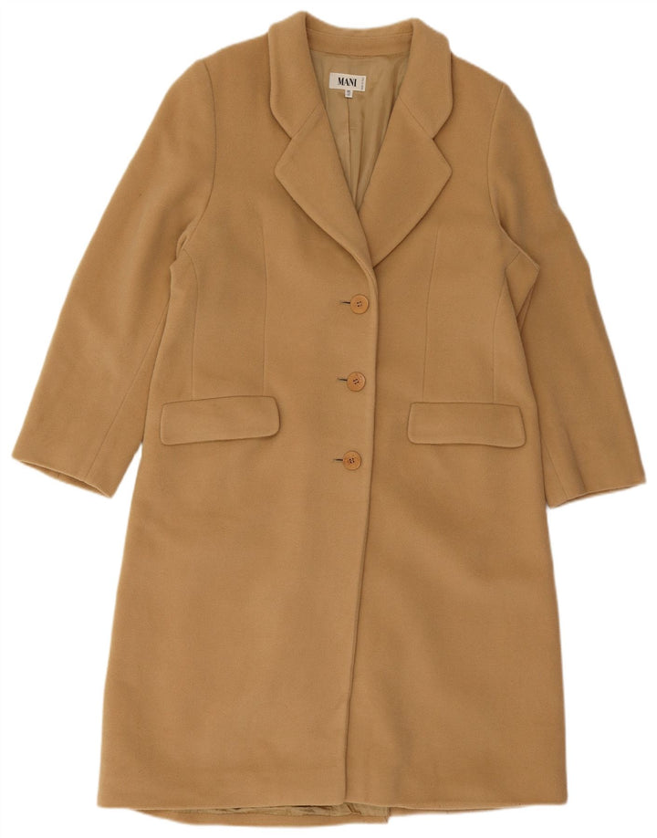 MANI Abrigo Mujer IT 46 Grande Lana Beige