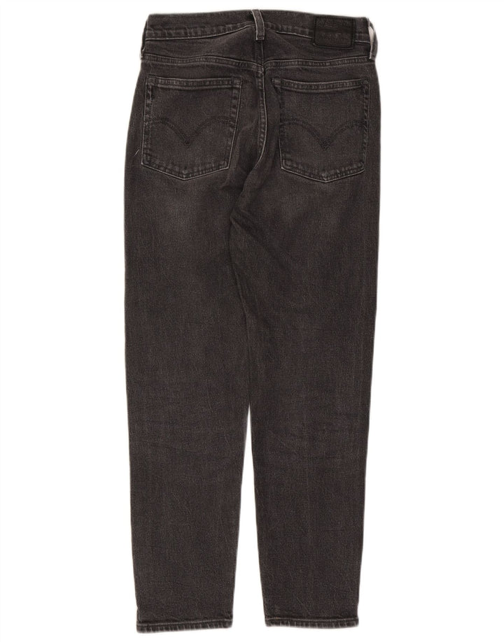 Levi's Vaqueros Tapered Para Mujer W26 L26 Algodón Negro