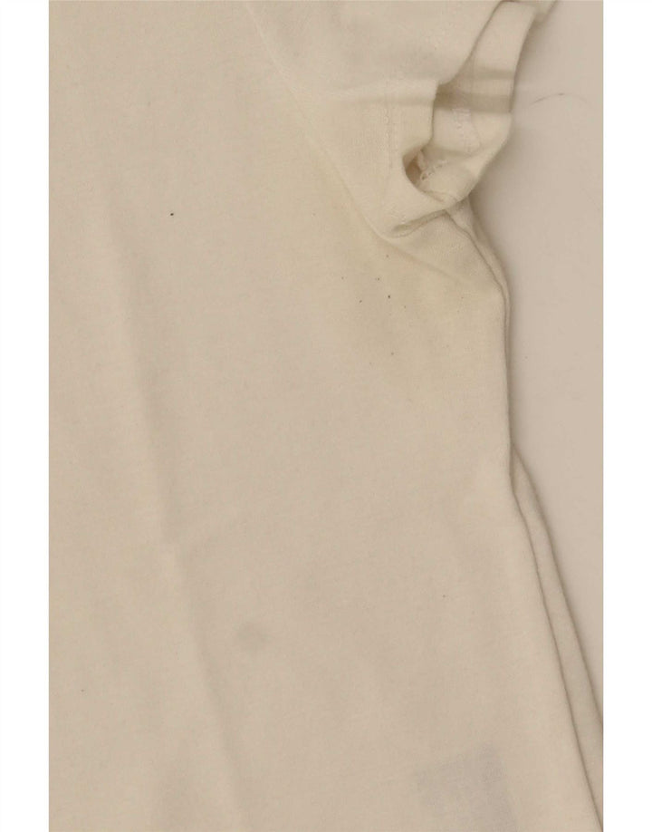 Levi's Camiseta para mujer Top UK 12 Medium White Cotton