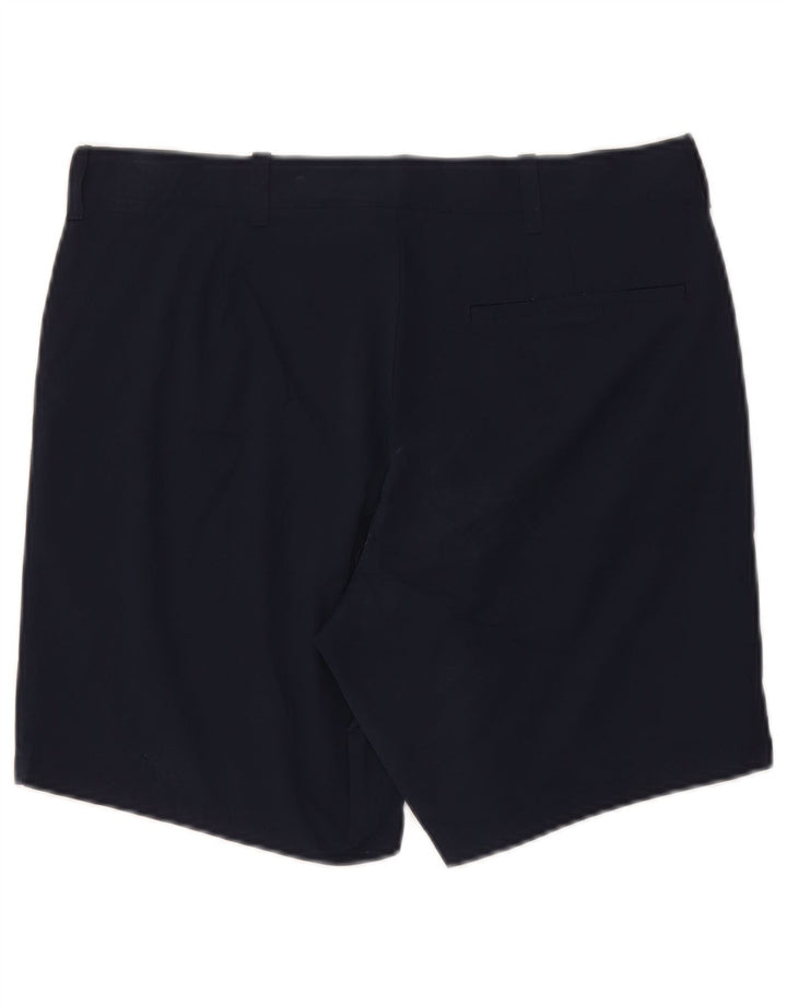 J. Crew Pantalones cortos chinos para hombre W31 Poliéster azul marino medio
