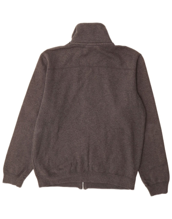 Adidas Hombre Chándal Top Chaqueta Algodón Gris Medio