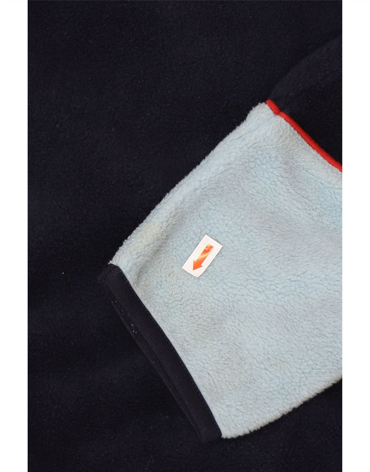 Ellesse Hombre Jersey De Forro Polar Grande Azul Marino Colorblock Poliéster