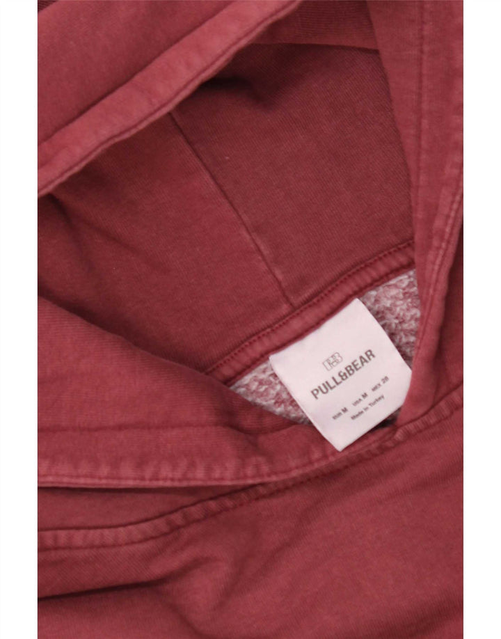 Pull & Bear Jersey con capucha extragrande con gráfico para mujer Reino Unido 44 Medio Borgoña