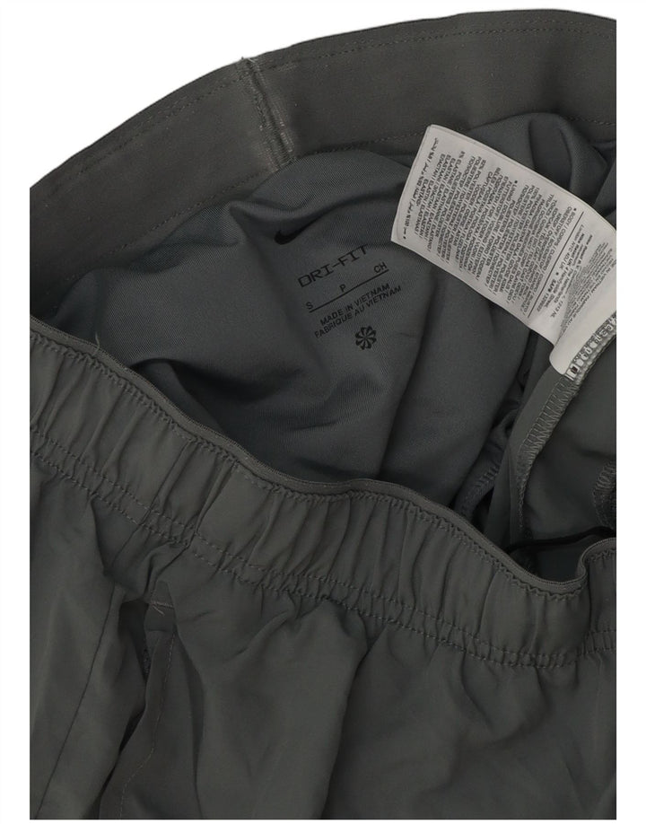 Nike - Pantalones cortos deportivos Dri Fit para hombre, poliéster gris pequeño