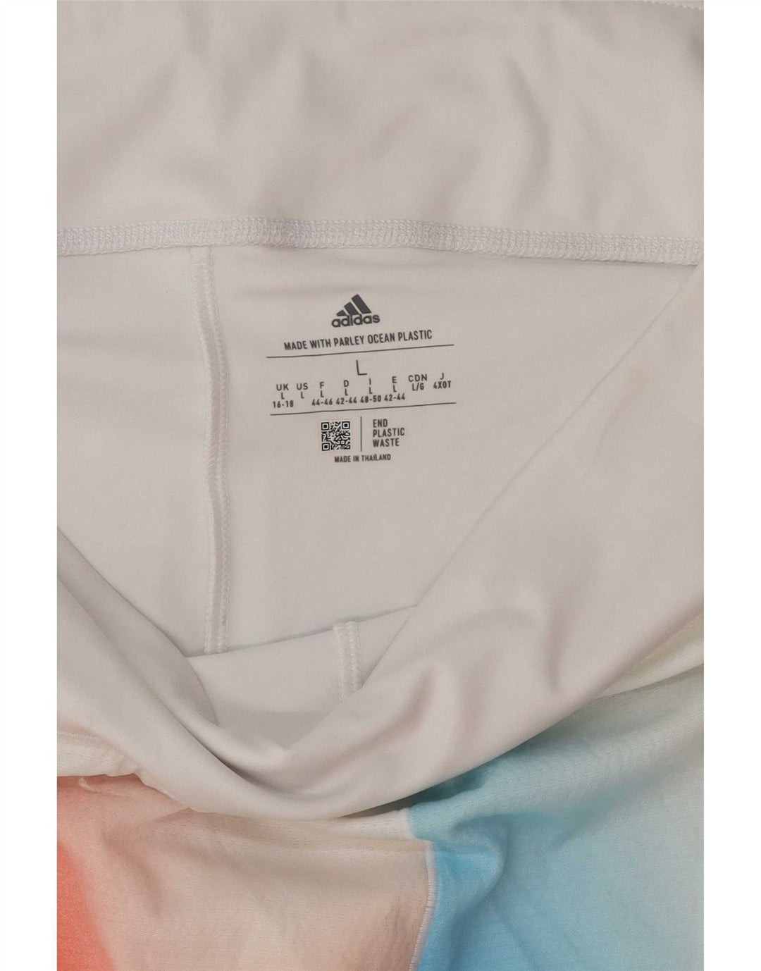 Adidas Mujer Aeroready Skort ES 16/18 Grande Blanco Colorblock Poliéster