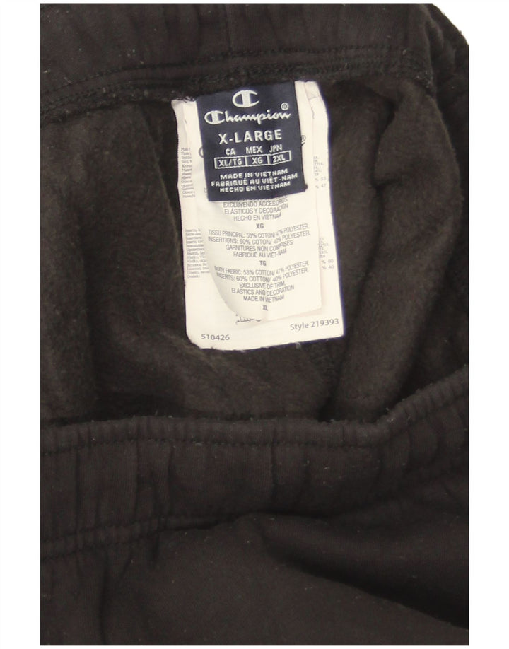 Champion Pantalón De Chándal Hombre XL Algodón Negro
