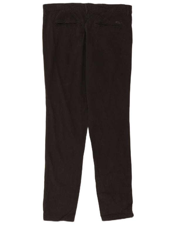 Jack & Jones Mens Slim Chino Pantalones W34 L32 Algodón Negro