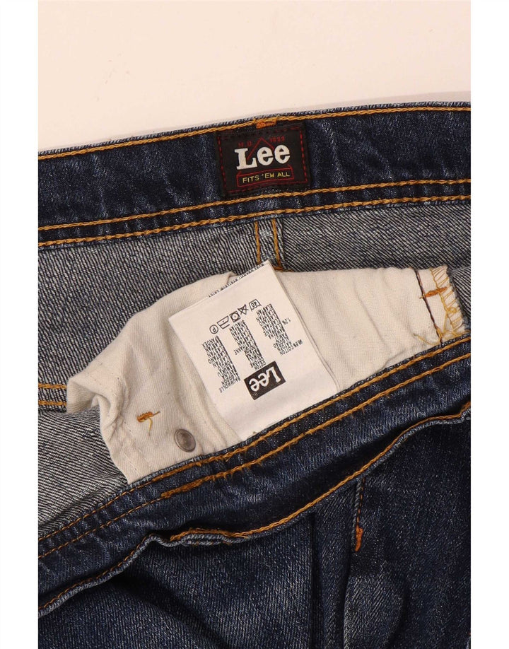 Lee Vaqueros Rectos Brooklyn Hombre W40 L27 Algodón Azul