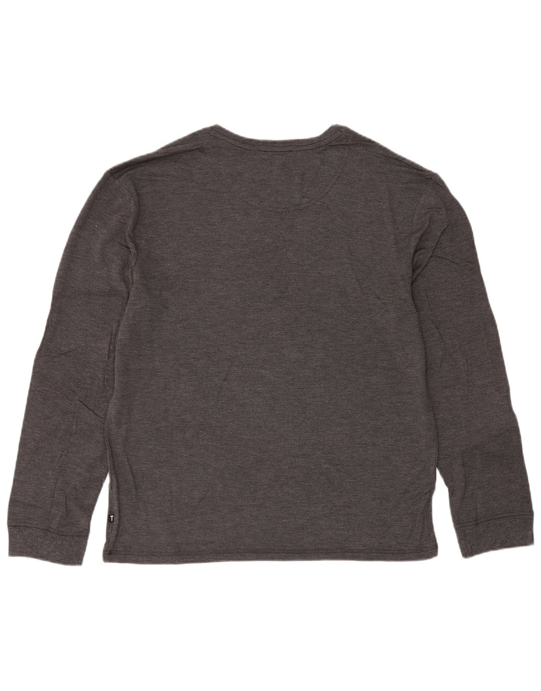 Top de hombre de manga larga de modal gris medio de Ted Baker