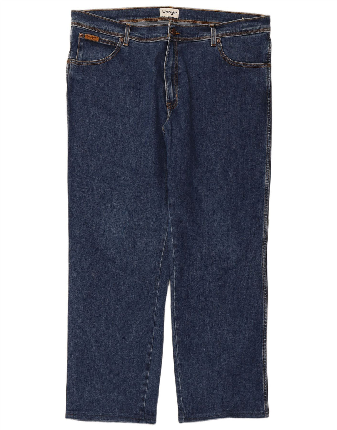 WRANGLER Vaqueros rectos Texas para hombre W42 L29 Algodón azul