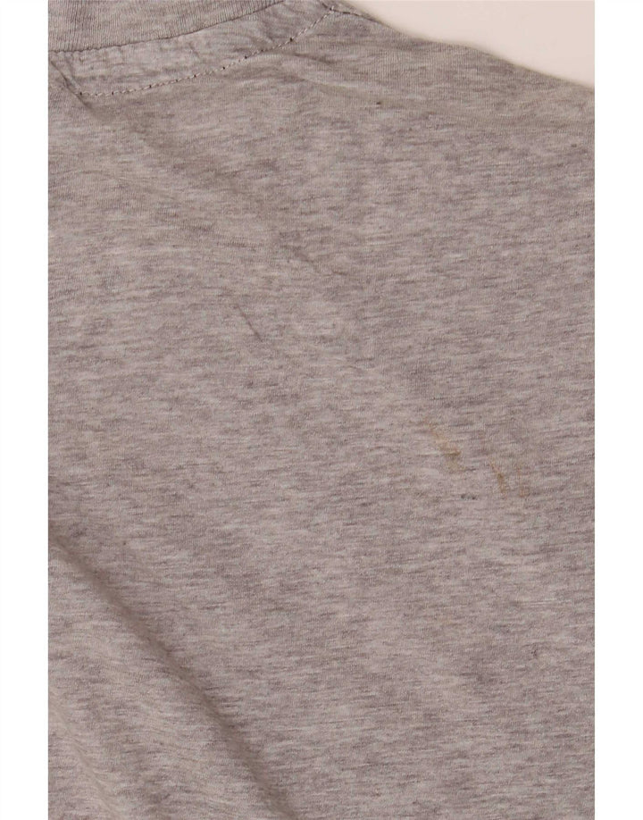 Converse Camiseta gráfica para hombre Top XL Algodón moteado gris