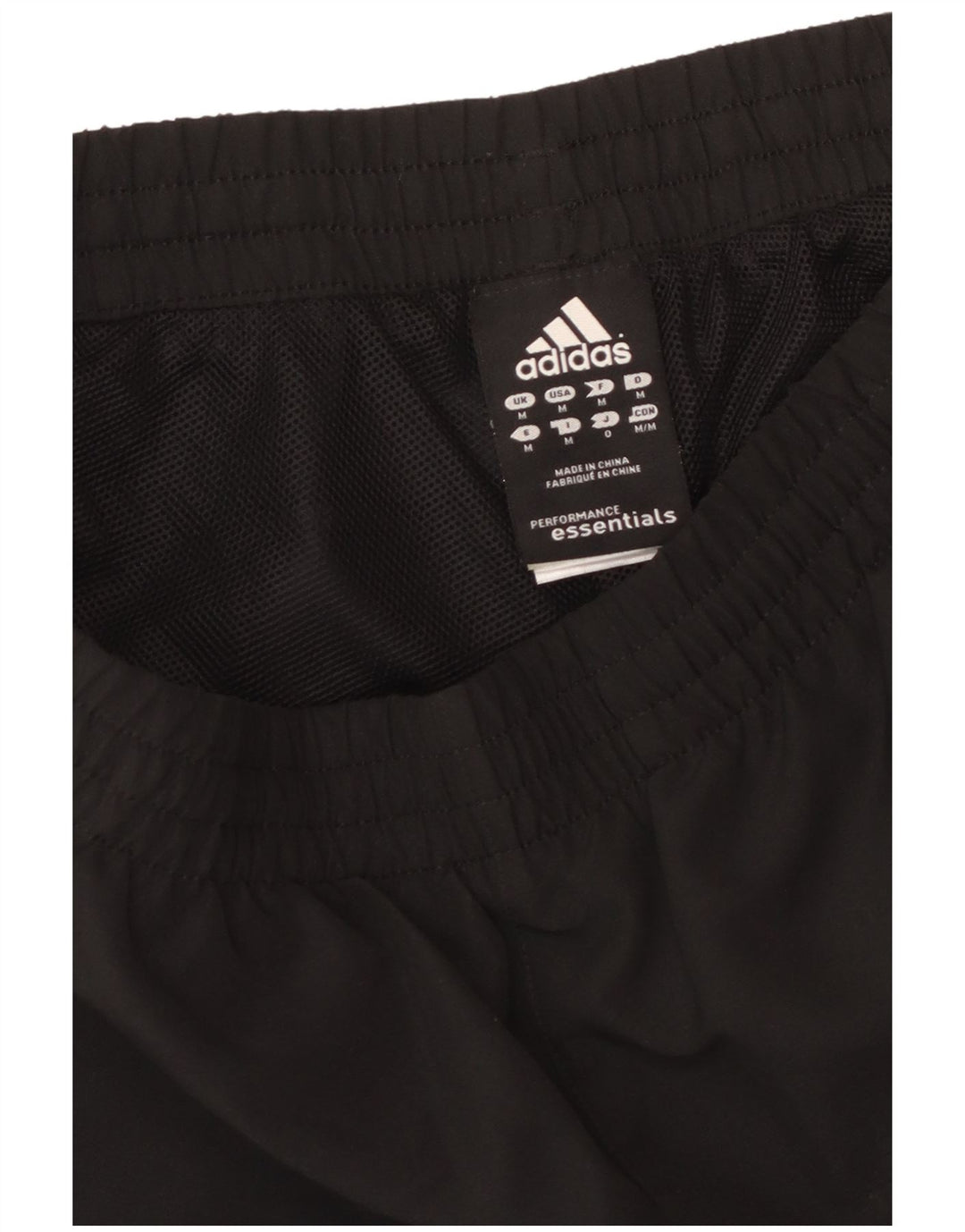 Pantalones cortos deportivos ADIDAS Climalite para hombre Poliéster negro mediano