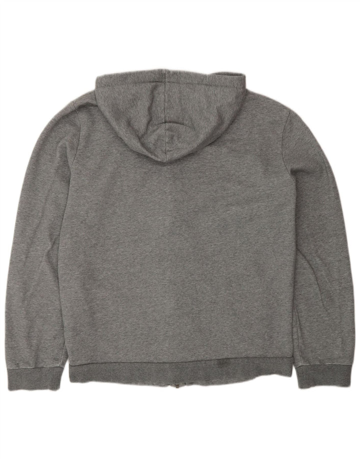 Puma Hombre Sudadera Con Capucha Y Cremallera De Algodón Color Block Gris Medio