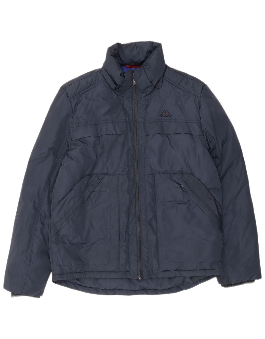 Kappa Chaqueta acolchada para hombre UK 40 Large Poliéster azul marino