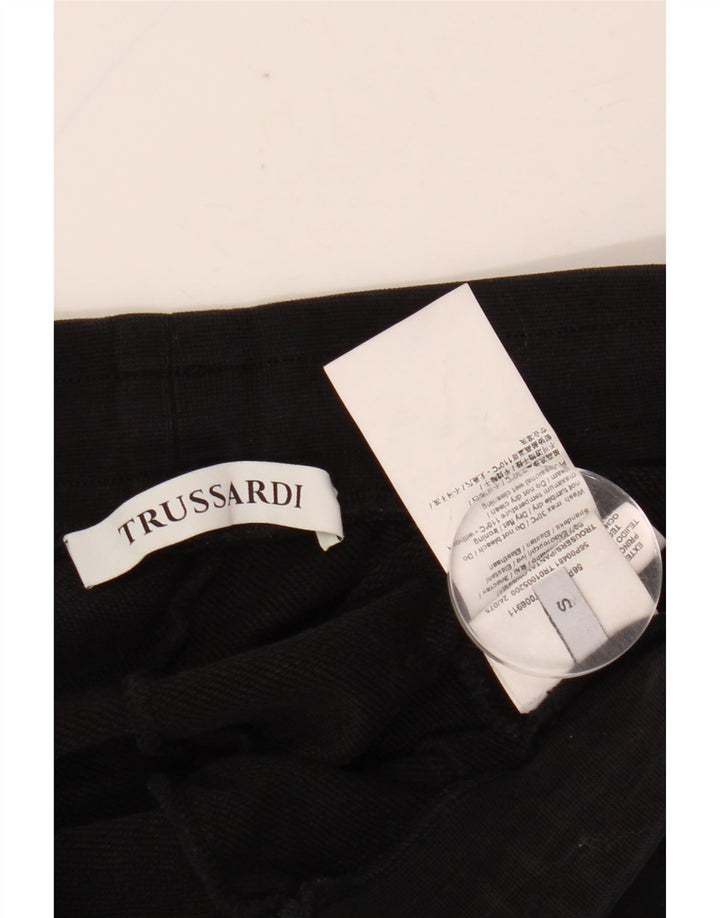 TRUSSARDI Pantalones de Chándal para Hombre Joggers Small Negro Algodón