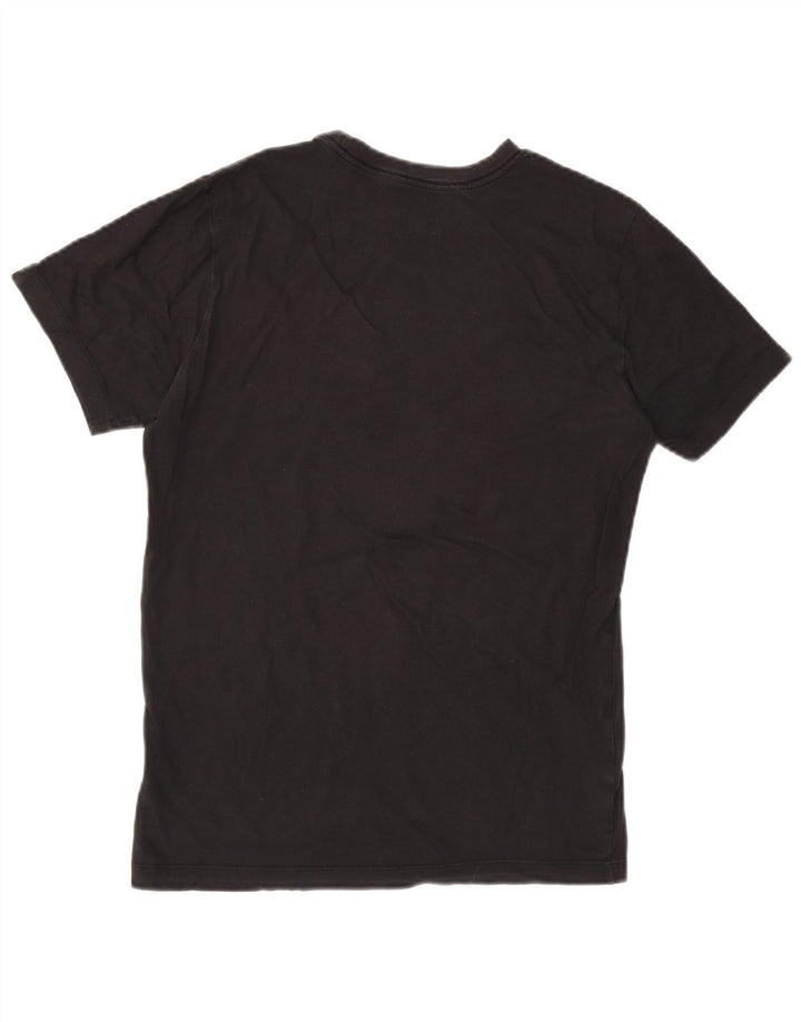 Nike - Camiseta gráfica para hombre, talla pequeña, algodón negro