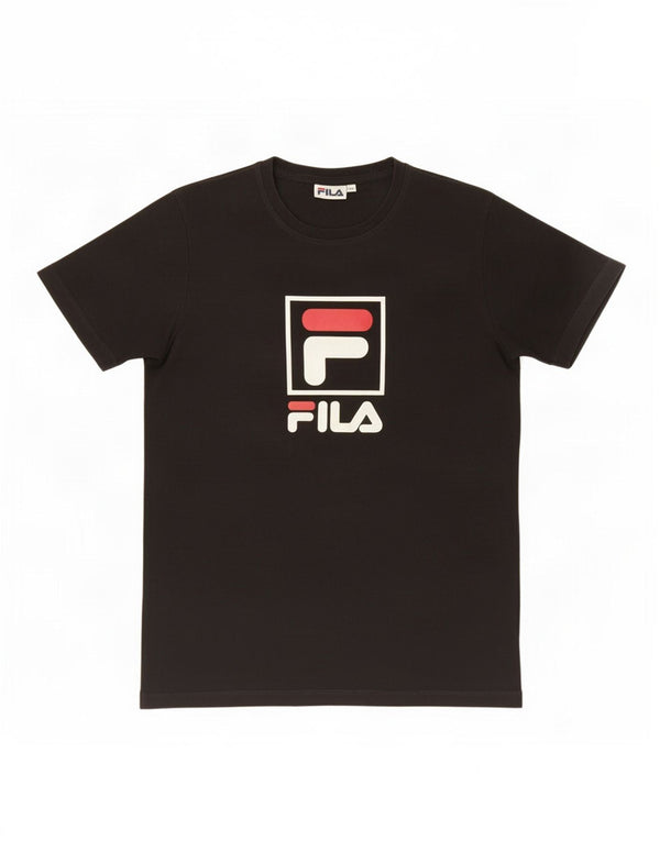 Fila Camiseta gráfica para niño 13-14 años Negro