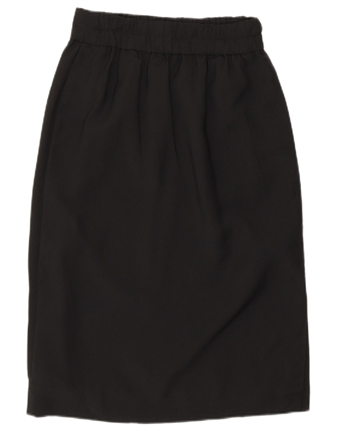 J. CREW Falda recta de cintura alta para mujer 2XS W25 Poliéster negro