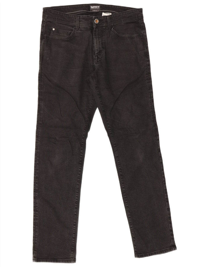 Timberland Vaqueros ajustados para hombre W32 L32 Algodón negro