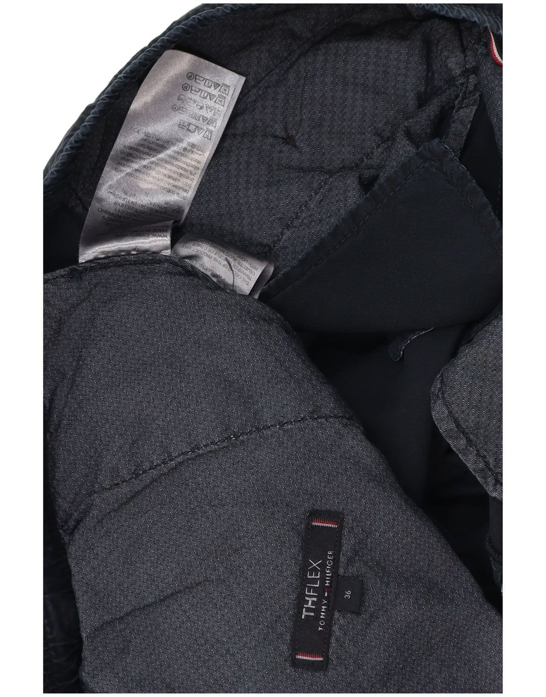 TOMMY HILFIGER Pantalones cortos chinos para hombre W36 Large Azul marino Algodón