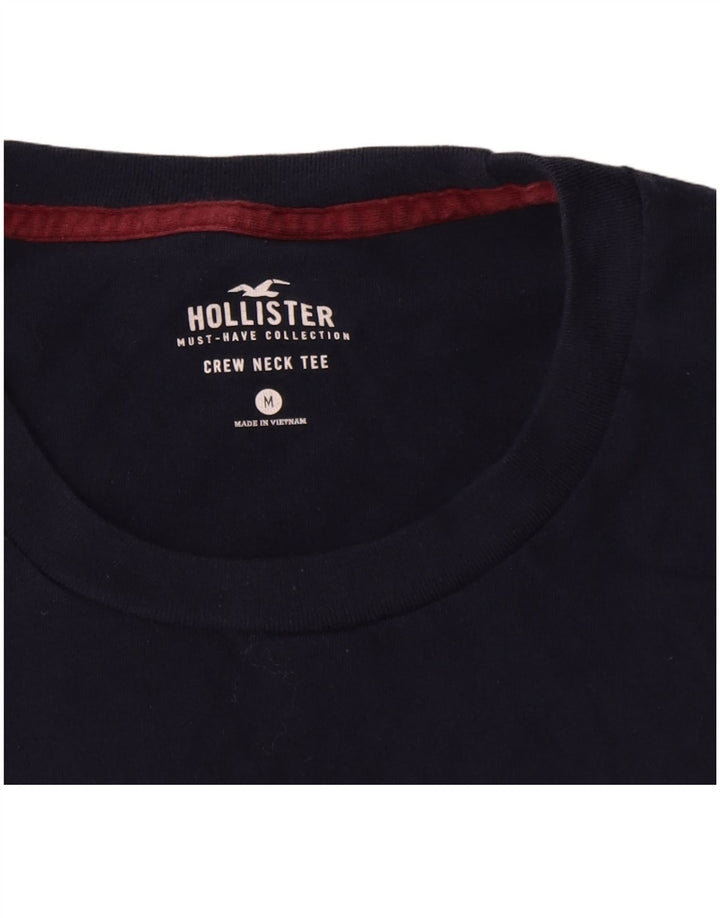 Camiseta Hollister Hombre Top Medium Azul Marino Algodón
