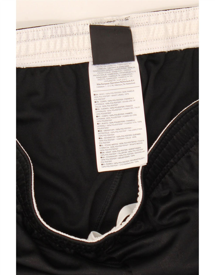 Pantalones cortos deportivos Nike Dri Fit para hombre Poliéster color block negro mediano