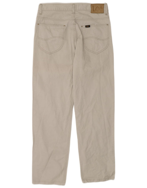 Lee Vaqueros Rectos Chicago Para Hombre W34 L30 Algodón Blanco
