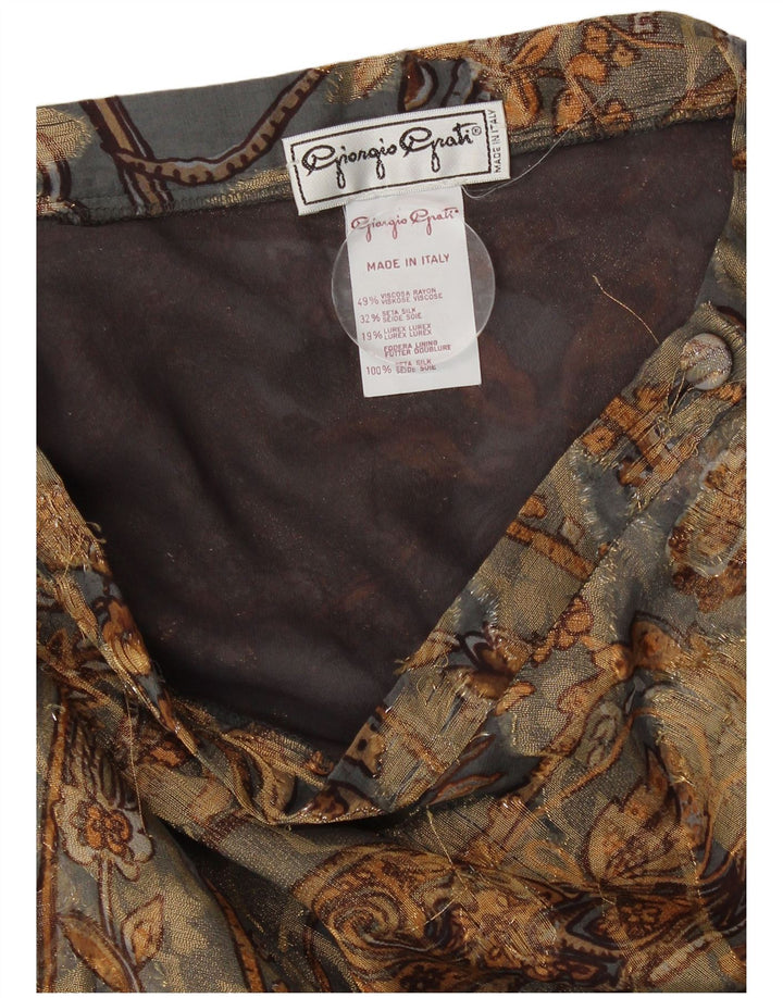 Giorgio Grati Maxi Falda Mujer W26 Small Multicolor Paisley Viscosa