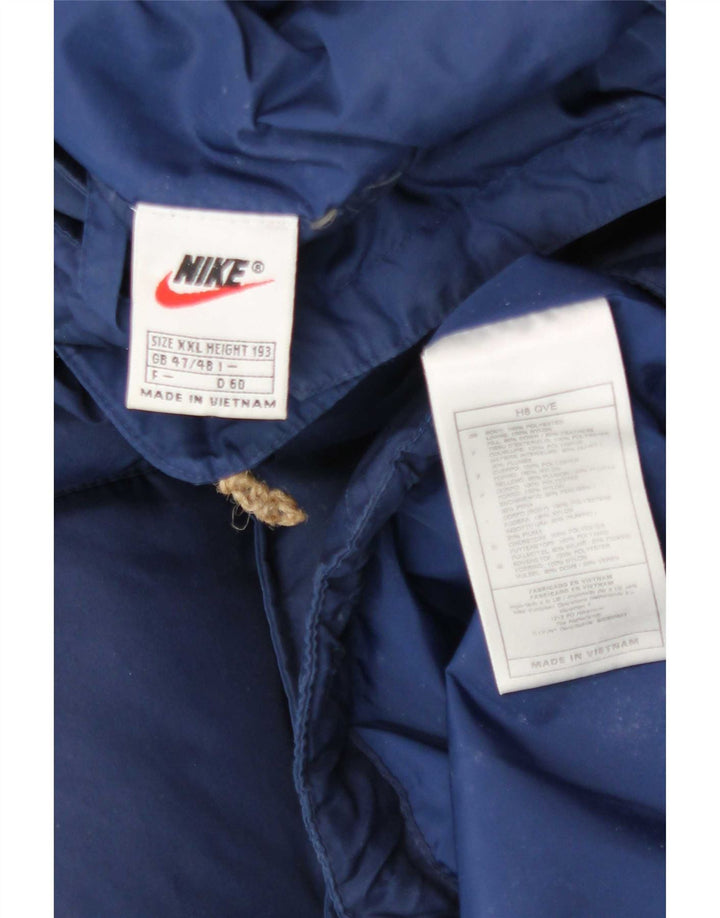 Nike Chaqueta acolchada para hombre UK 44 2XL Azul marino Poliéster