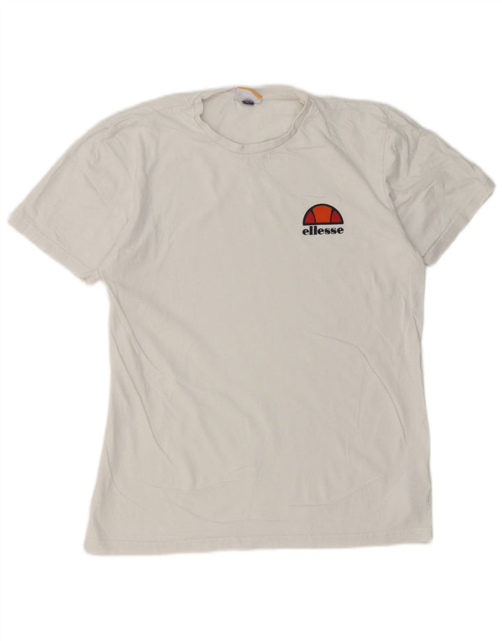 Camiseta Ellesse Hombre Top Small Blanco Algodón